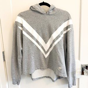 Sport by Tory Burch FRENCH TERRY CHEVRON HOODIE